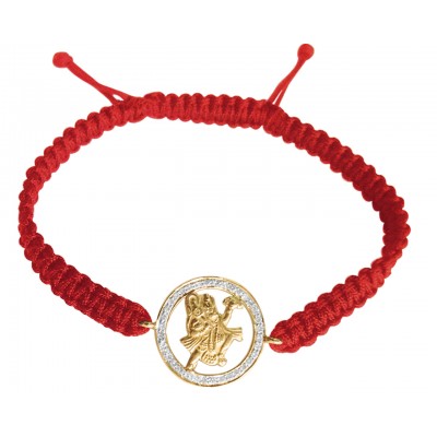 Hanuman Gold Diamond Bracelet